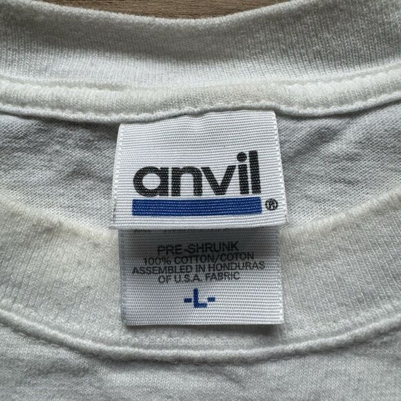 Vintage Shania Twain Up! 2003 Concert Tour T Shirt Size L White 2 Sided Y2K - Picture 3 of 9